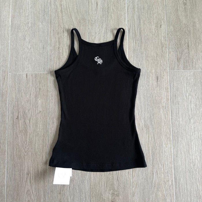 1:1 quality version Cross Flower Embroidery Knit Cami Top 3 colors 29306376