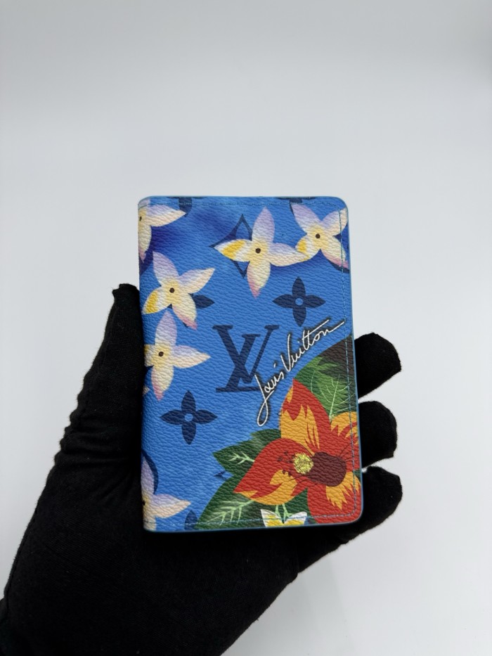 Tropical Floral Surf Print Passport Holder Artist Pattern PU Leather ID Card Document Wallet 12 colors 29306297