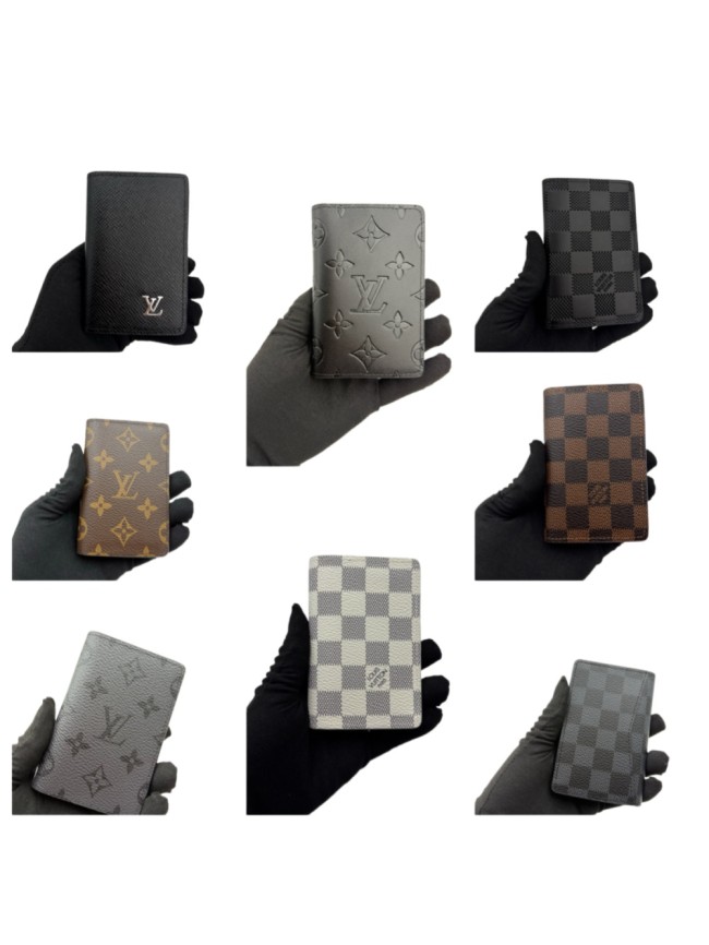 Classic Damier Check Pattern Passport Holder Slim Leather Travel Passport Cover Multi Slot ID Card Protector Wallet 12 colors 29306280