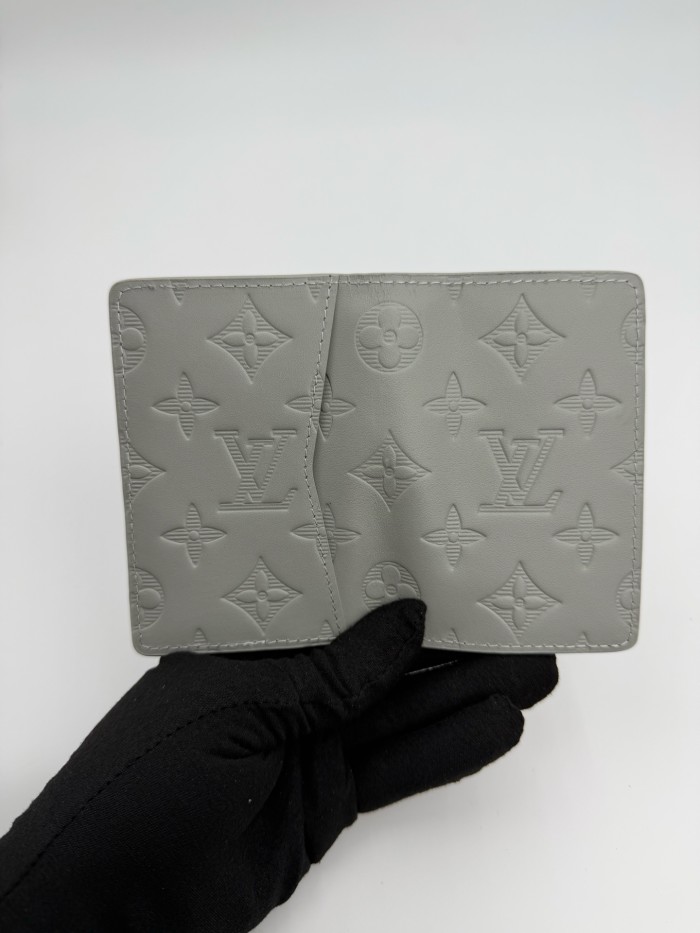 Solid Color Embossed Monogram Passport Holder Multi Slot Travel ID Card Document Wallet 5 colors 29306302