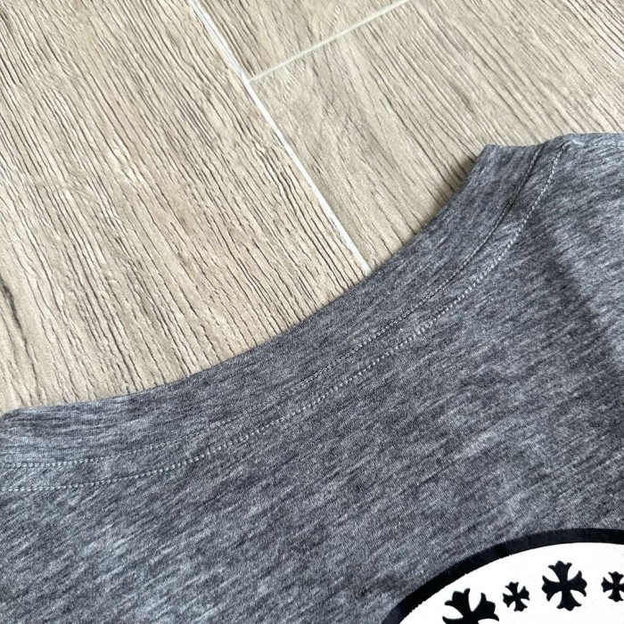 1:1 quality version Round Cross Flower Print On Back V Neck Tee for girls 29306364