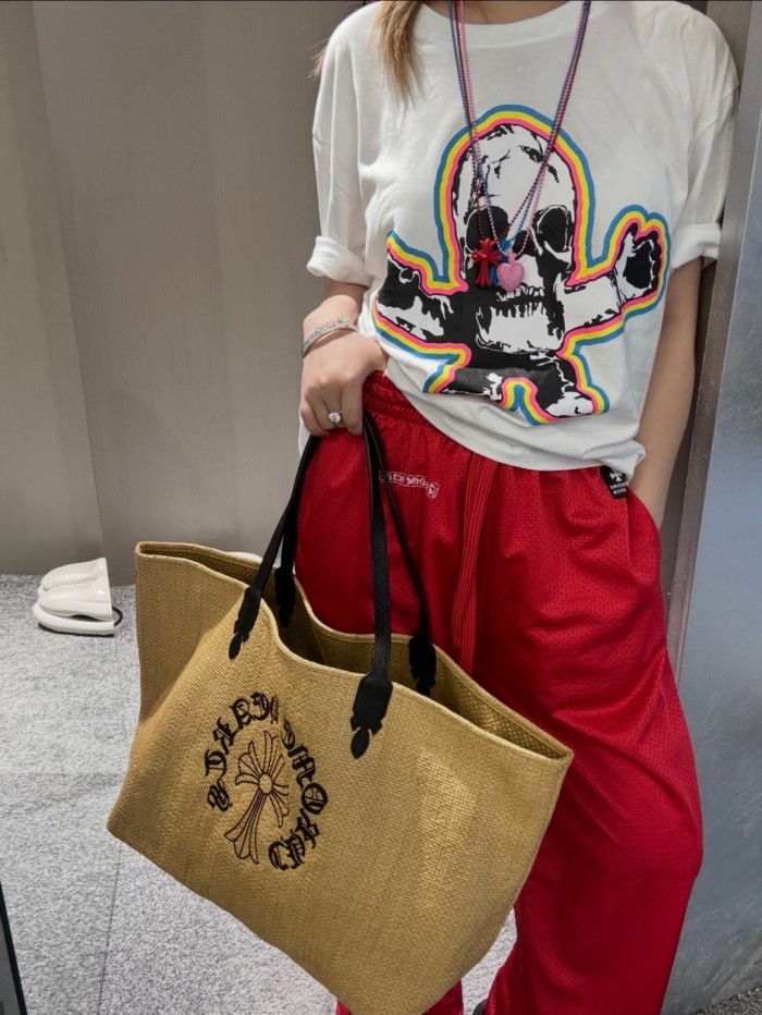 1:1 quality version Rainbow Outline Skull Print Tee 2 colors 29306208