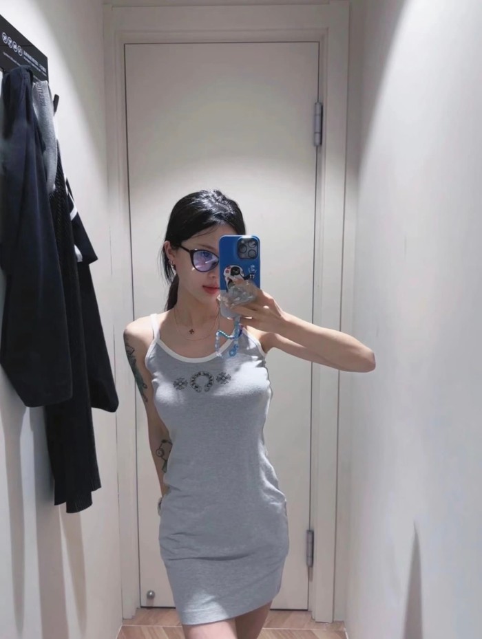 1:1 quality version Vintage Banner Horseshoe Cami Dress 3 colors for girls 29306375