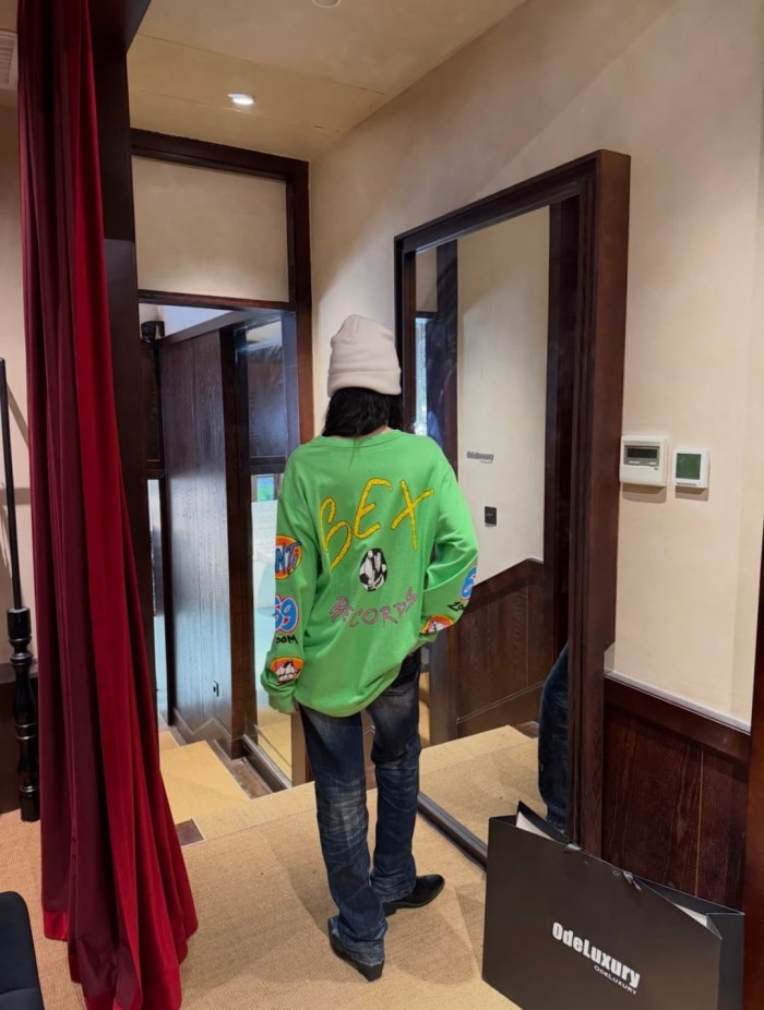 1:1 quality version Matty Boy Sex Records Exhibition Limited Print Long Sleeve T-Shirt 29306214