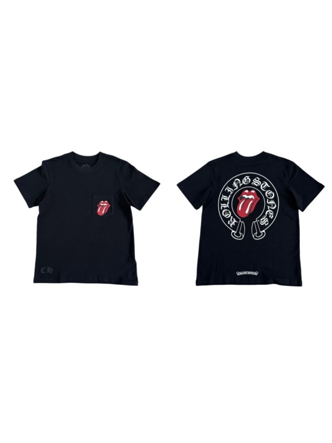 1:1 quality version Rolling Stones Collab Red Big Tongue Print Tee 29306215