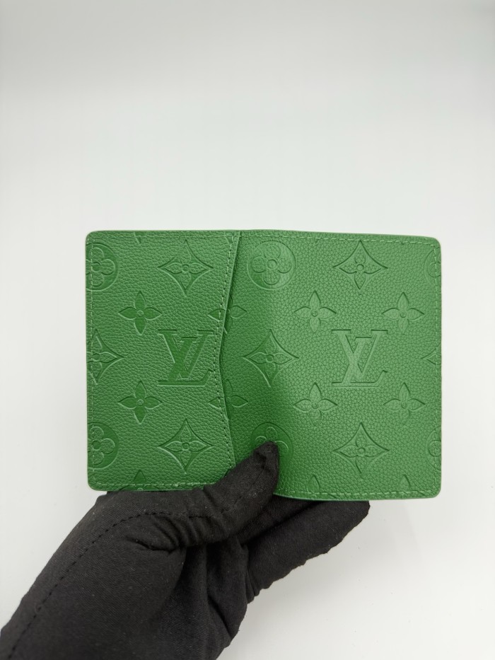 Solid Color Embossed Monogram Passport Holder Multi Slot Travel ID Card Document Wallet 5 colors 29306302