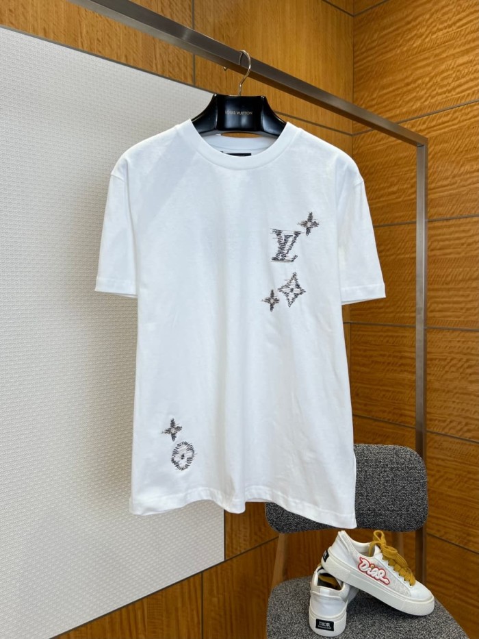1:1 quality version Silver Dot Logo Embroidered Tee 2 colors 29306993