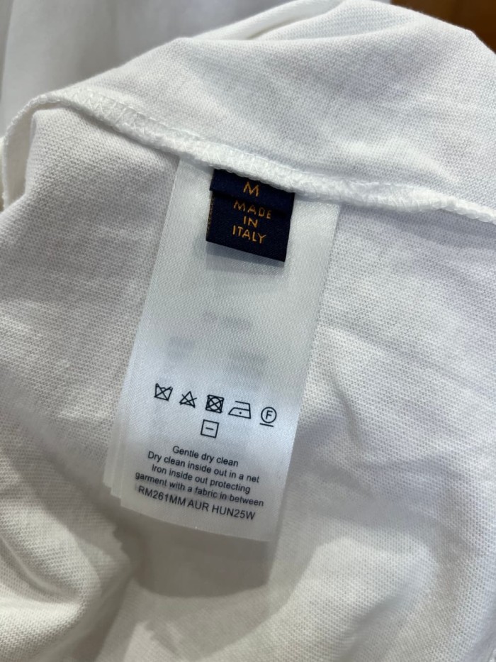 1:1 quality version Silver Dot Logo Embroidered Tee 2 colors 29306993