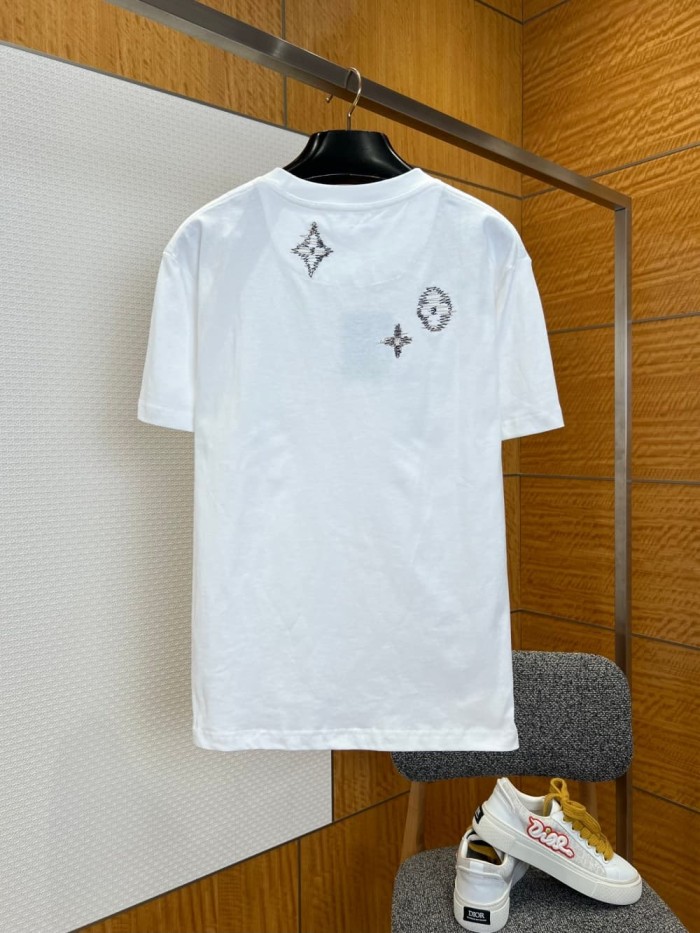 1:1 quality version Silver Dot Logo Embroidered Tee 2 colors 29306993