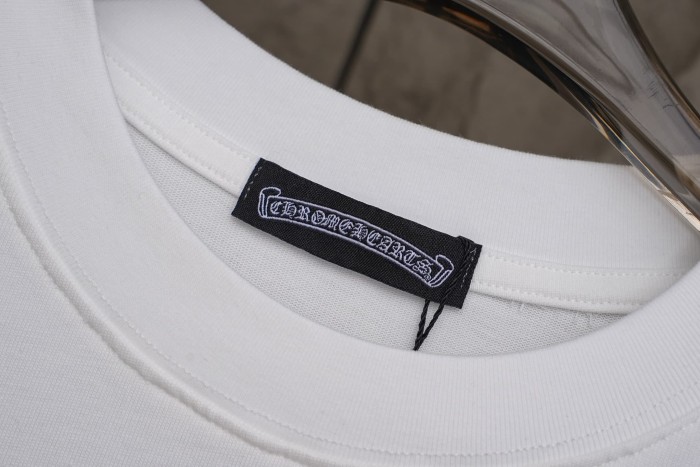 1:1 quality version Front Mini Horseshoe Logo Back Big Circular Horseshoe Ring Cross Embossed Print T-shirt 2 colors 29306904