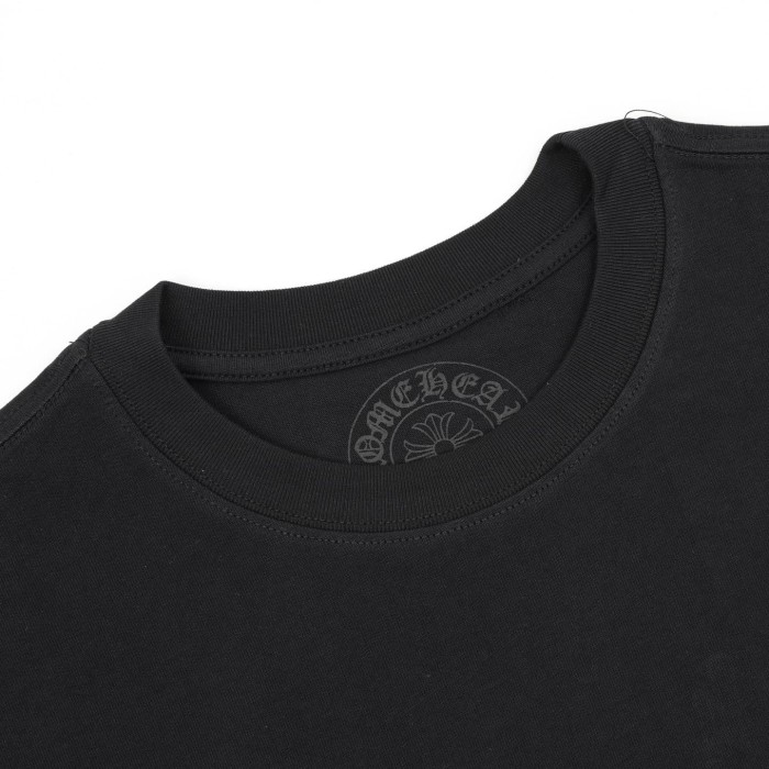 1:1 quality version Front Vertical Gothic Text Emblem Back Hand Drawn Graffiti Character Print T-shirt 2 colors 29306870
