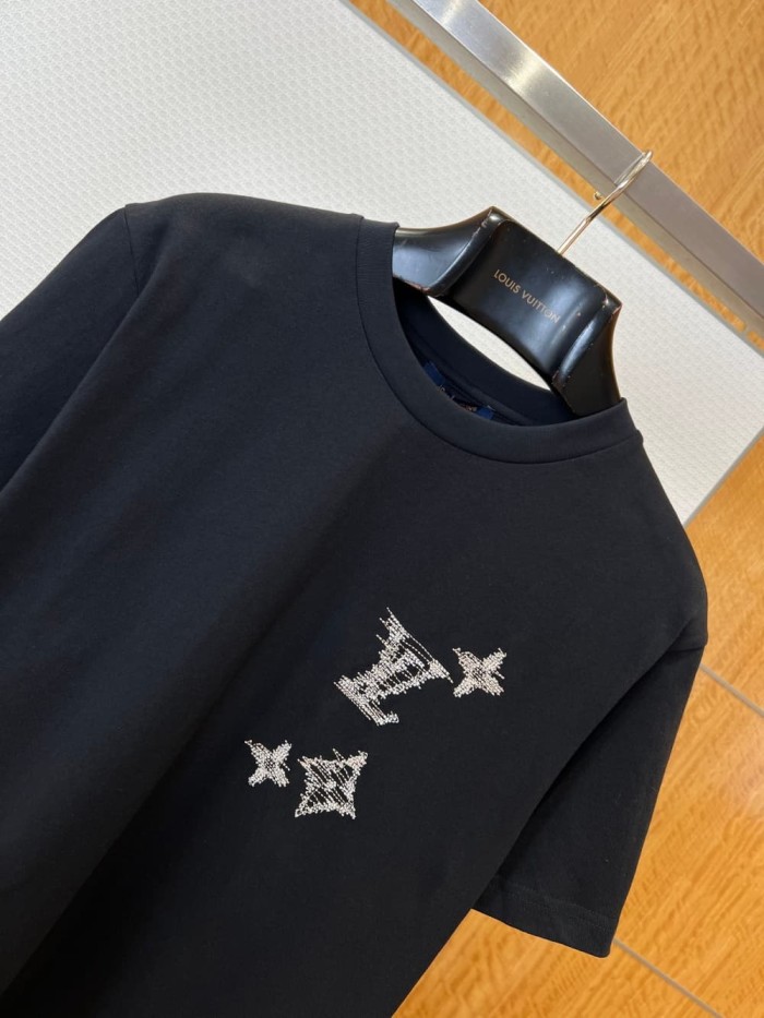 1:1 quality version Silver Dot Logo Embroidered Tee 2 colors 29306993
