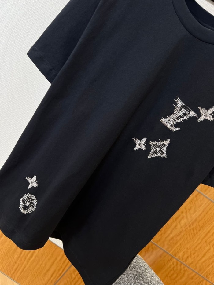 1:1 quality version Silver Dot Logo Embroidered Tee 2 colors 29306993