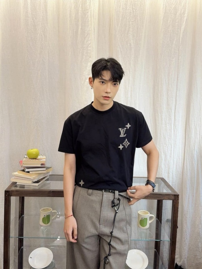 1:1 quality version Silver Dot Logo Embroidered Tee 2 colors 29306993