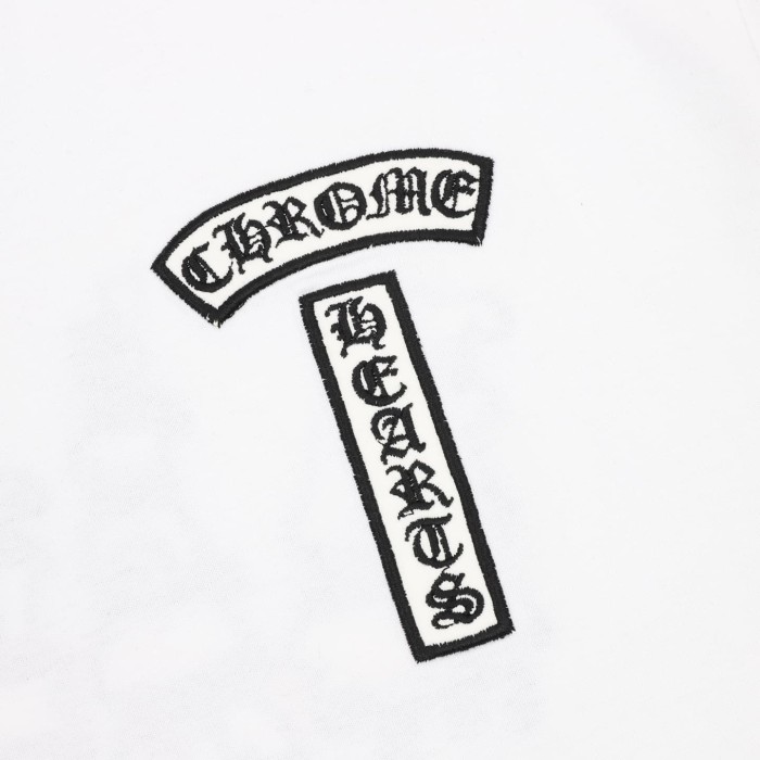 1:1 quality version Front Vertical Gothic Text Emblem Back Hand Drawn Graffiti Character Print T-shirt 2 colors 29306870