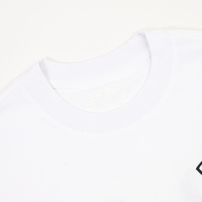 1:1 quality version Front Vertical Gothic Text Emblem Back Hand Drawn Graffiti Character Print T-shirt 2 colors 29306870