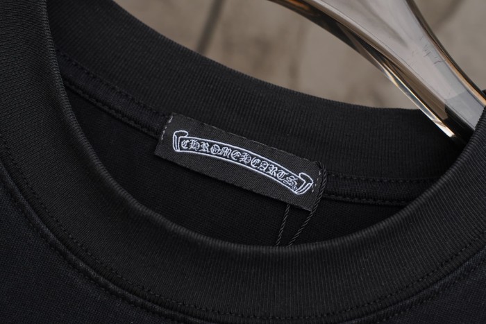 1:1 quality version Front Mini Horseshoe Logo Back Big Circular Horseshoe Ring Cross Embossed Print T-shirt 2 colors 29306904
