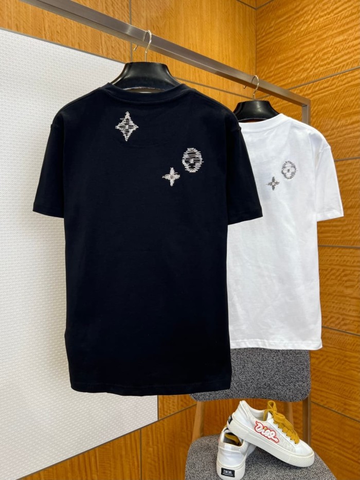 1:1 quality version Silver Dot Logo Embroidered Tee 2 colors 29306993