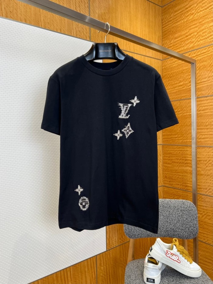 1:1 quality version Silver Dot Logo Embroidered Tee 2 colors 29306993