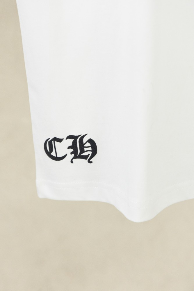 1:1 quality version Front Chest Pocket Gothic Script Logo Back Big Ornate Cross Print T-shirt 2 colors 29306865