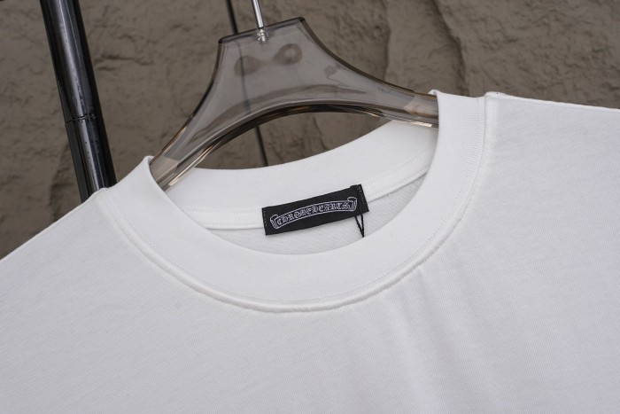1:1 quality version Front Mini Horseshoe Logo Back Big Circular Horseshoe Ring Cross Embossed Print T-shirt 2 colors 29306904