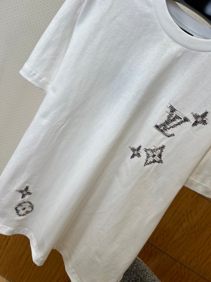 1:1 quality version Silver Dot Logo Embroidered Tee 2 colors 29306993