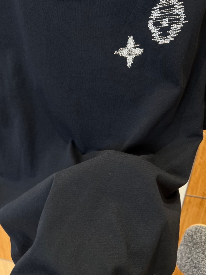 1:1 quality version Silver Dot Logo Embroidered Tee 2 colors 29306993
