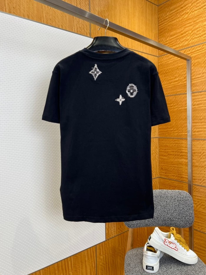 1:1 quality version Silver Dot Logo Embroidered Tee 2 colors 29306993