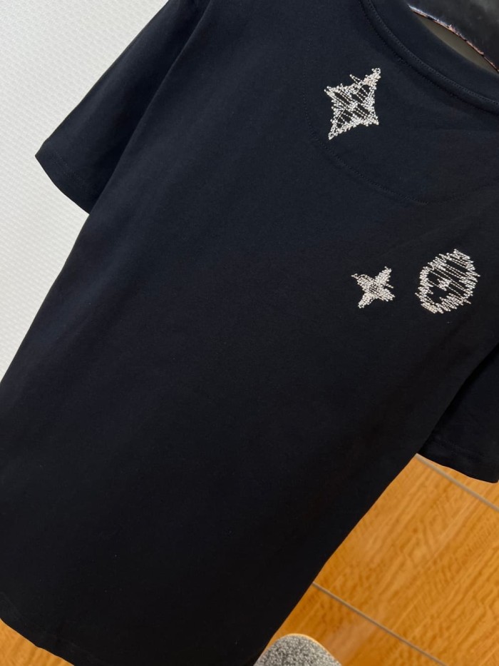 1:1 quality version Silver Dot Logo Embroidered Tee 2 colors 29306993