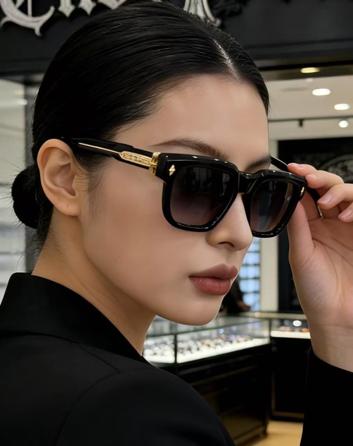 1:1 quality version PEN 15 Cross Engraved Square Acetate Sunglasses 16 colors 29311382