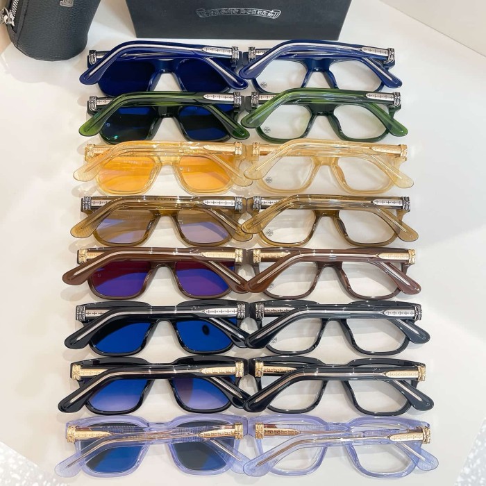 1:1 quality version PEN 15 Cross Engraved Square Acetate Sunglasses 16 colors 29311382