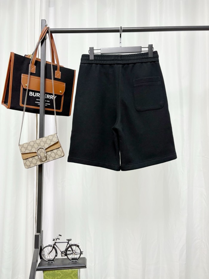 1:1 quality version American High Street Vintage Cross Logo Embroidery Drawstring Elastic Waist Shorts 2 colors 29319391