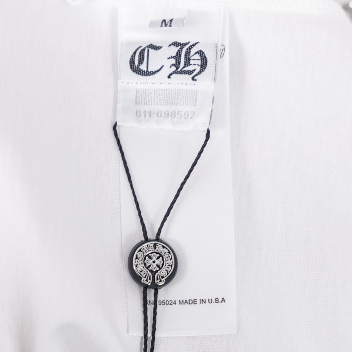 1:1 quality version High Street Horseshoe Cross Rhinestone Hot Drill Print Oversized T-shirt 2 colors 29319410