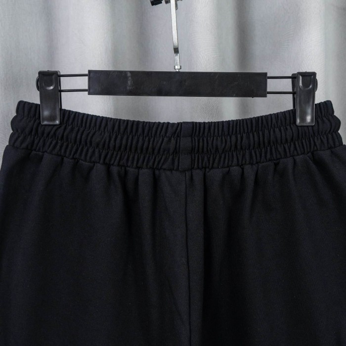 1:1 quality version American High Street Horseshoe Cross Embroidery Drawstring Elastic Waist Shorts 29319428