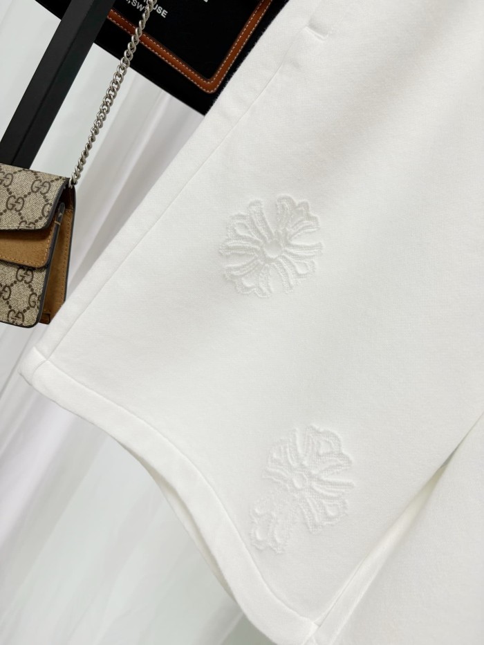 1:1 quality version American High Street Vintage Cross Logo Embroidery Drawstring Elastic Waist Shorts 2 colors 29319391