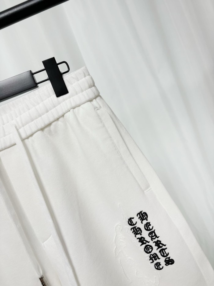 1:1 quality version American High Street Vintage Cross Logo Embroidery Drawstring Elastic Waist Shorts 2 colors 29319391