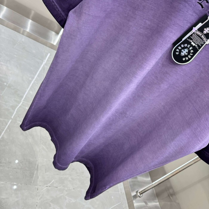 1:1 quality version Vintage Tee Neck Wrap Gothic Letter Back Drip 3D Raised Cross Embroidery Washed Oversized T-shirt 2 colors 29319455
