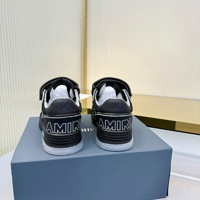 1:1 quality version Checker Velcro Round Toe Low Top Men Skate Shoes Ma Skyline Cow Leather Mesh Sneakers 3 colors 29315451
