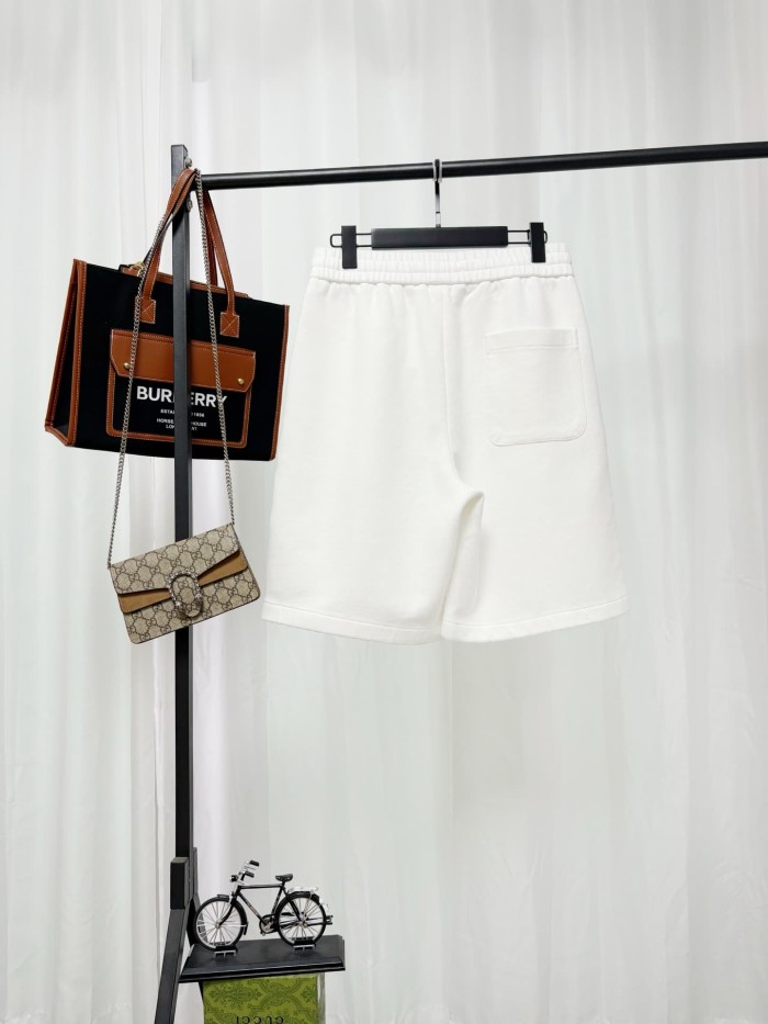 1:1 quality version American High Street Vintage Cross Logo Embroidery Drawstring Elastic Waist Shorts 2 colors 29319391
