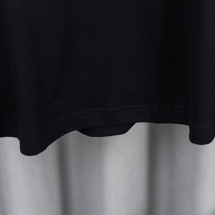 1:1 quality version High Street Horseshoe Cross Rhinestone Hot Drill Print Oversized T-shirt 2 colors 29319410