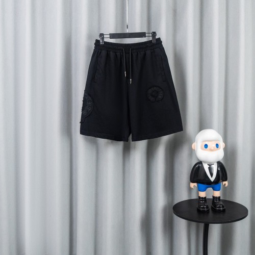 1:1 quality version American High Street Horseshoe Cross Embroidery Drawstring Elastic Waist Shorts 29319428