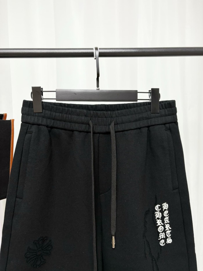 1:1 quality version American High Street Vintage Cross Logo Embroidery Drawstring Elastic Waist Shorts 2 colors 29319391