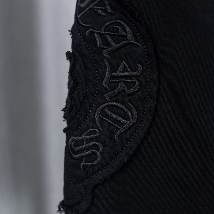 1:1 quality version American High Street Horseshoe Cross Embroidery Drawstring Elastic Waist Shorts 29319428