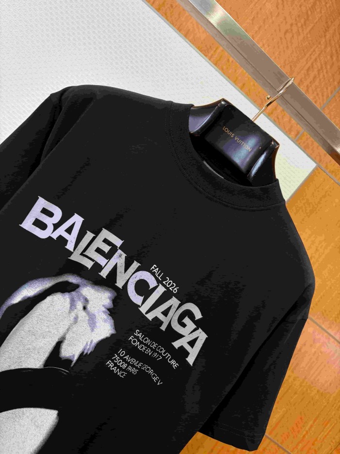 1:1 quality version Dark Streetwear Side Profile Portrait Letter Slogan Print Heavy Washed Crew Neck Oversized Drop Shoulder T-shirt 29321108