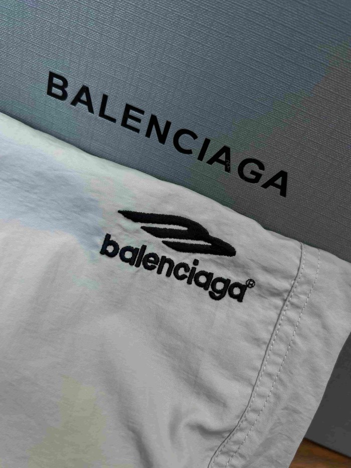1:1 quality version Drawstring Elastic Waist Side Mini Triangle Logo Letter Print Straight Loose Five Inch Beach Athletic Shorts 2 colors 29321443