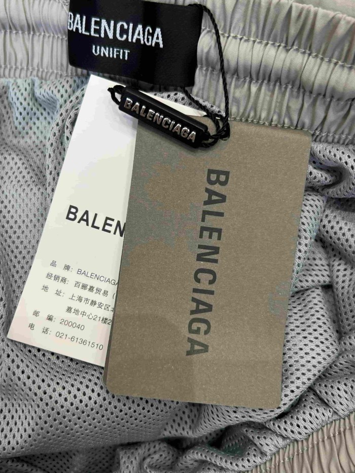 1:1 quality version Drawstring Elastic Waist Side Mini Triangle Logo Letter Print Straight Loose Five Inch Beach Athletic Shorts 2 colors 29321443