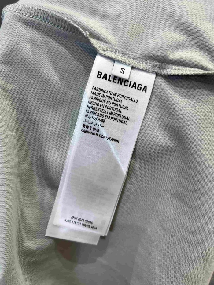 1:1 quality version WFP Small Text Logo Single Side Wheat Crest Cuff Print Back Large Paragraph English Instruction Slogan T-shirt 2 colors 29321430