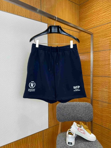 1:1 quality version Drawstring Elastic Waist Dual Side WFP Wheat Badge Letter Print Wide Leg Five Inch Athletic Sweat Shorts 29321429