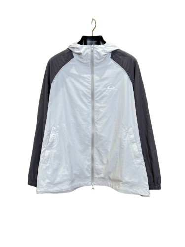 1:1 quality version Raglan Hooded Sun Protection Jacket Double Front Zipper Curved Small Logo Print Lightweight Breathable Sun Coat 29321122