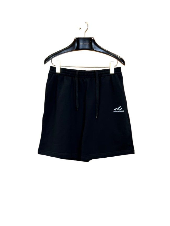 1:1 quality version Drawstring Waist Five Inch Side Curved Tiny Logo Embroidery Sweat Shorts 29321446